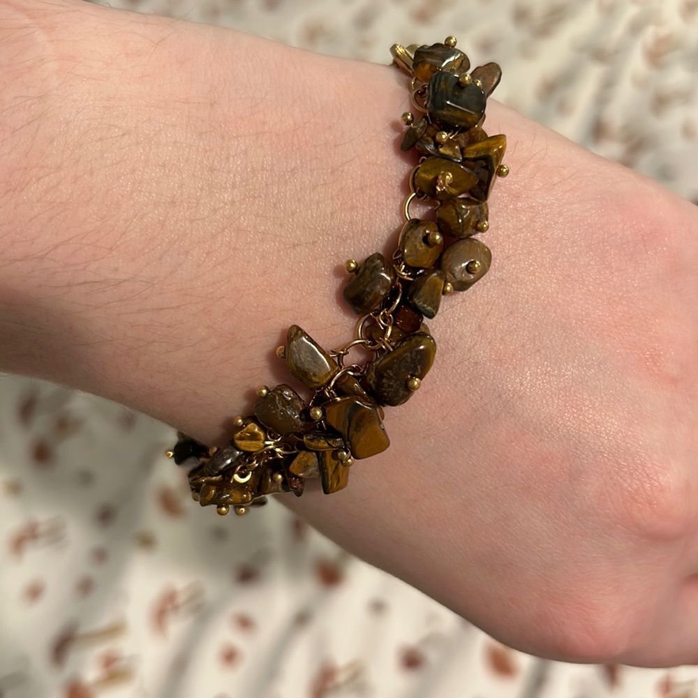 Tigers Eye Crystal Bracelet - Picture 1 of 4